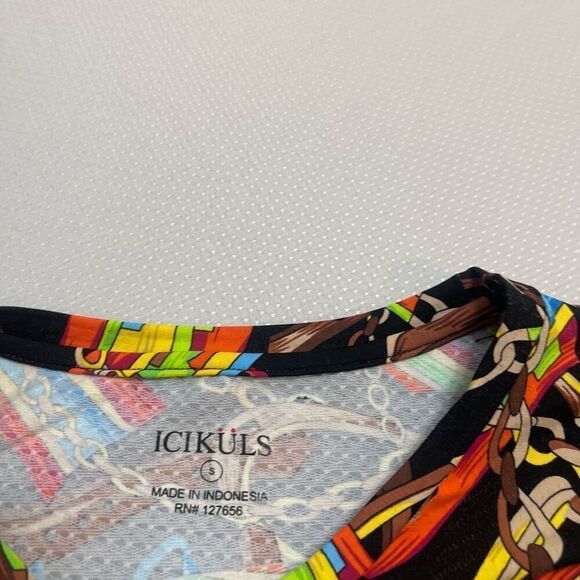 ICIKULS Horsebit Equestrian Long Sleeve Shirt Size Small - Picture 5 of 11